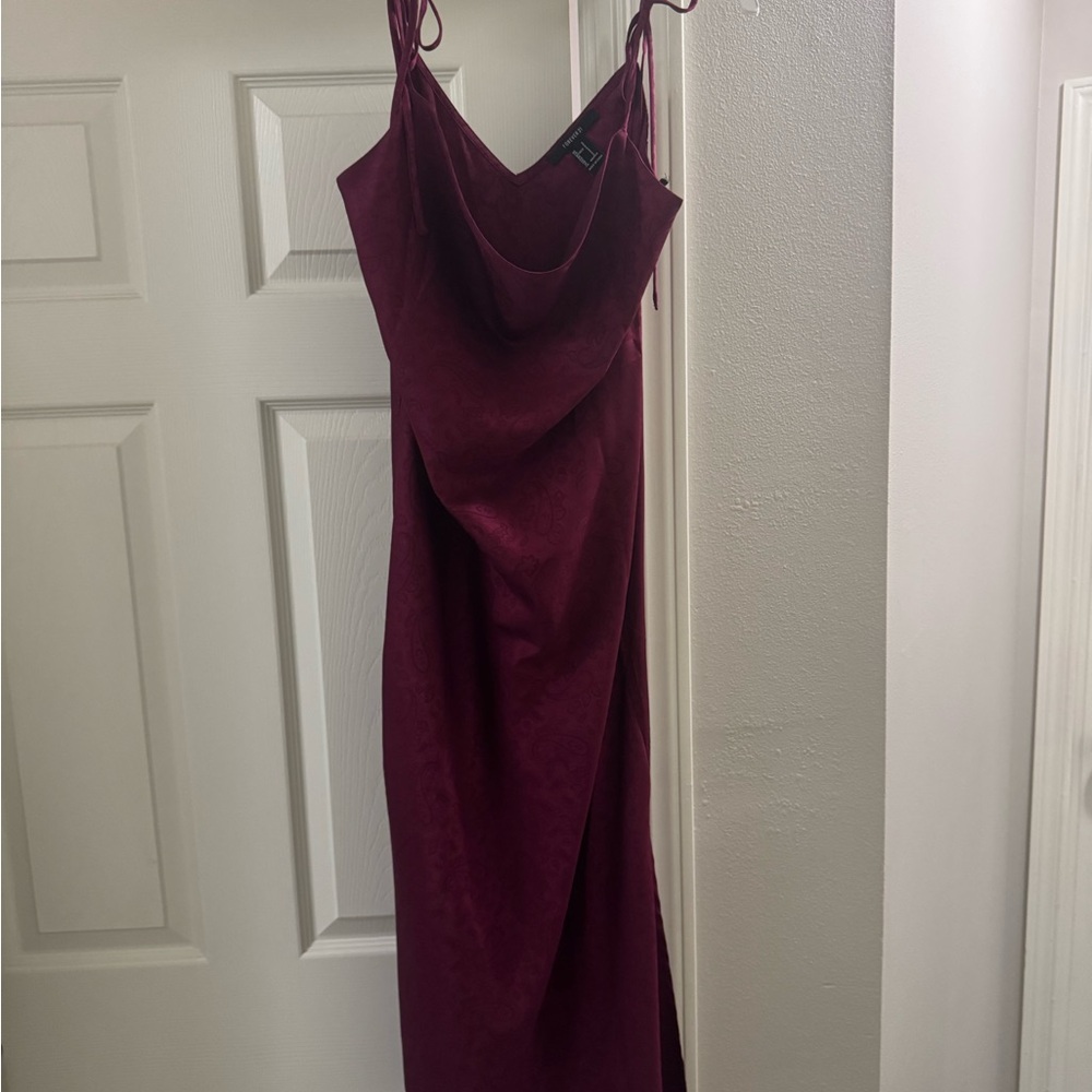 Forever 21 Deep Red Backless Dress